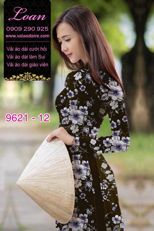 Vải áo dài hoa nguyên áo