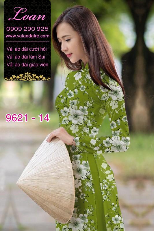 Vải áo dài hoa nguyên áo