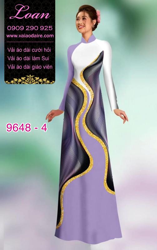 Vải áo dài lập thể