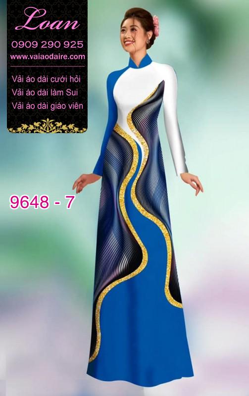 Vải áo dài lập thể