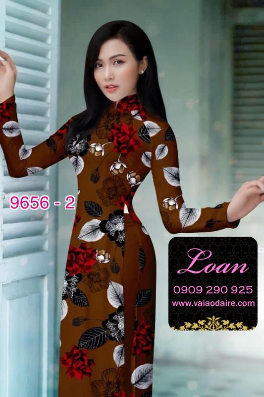 Vải áo dài hoa nhỏ