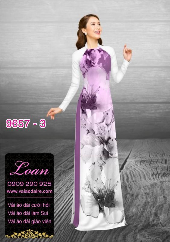 Vải áo dài hoa nhỏ Vải áo dài hoa nhỏ