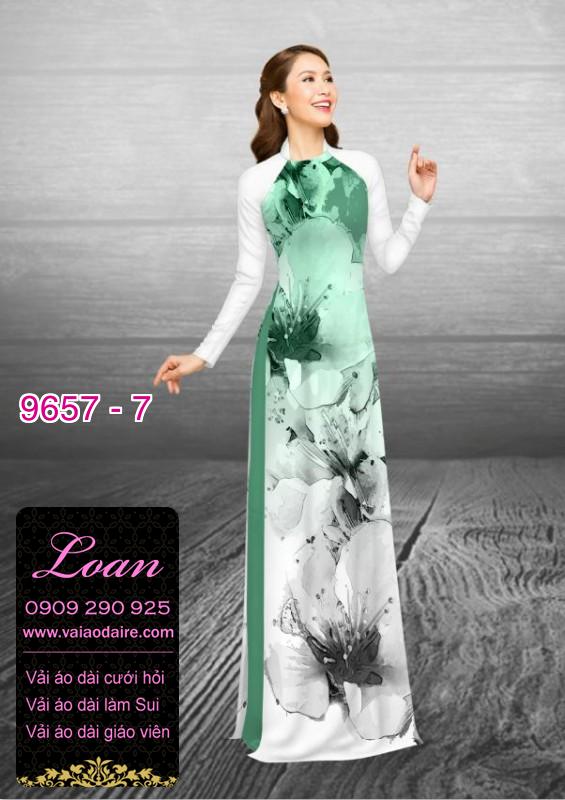 Vải áo dài hoa nhỏ Vải áo dài hoa nhỏ