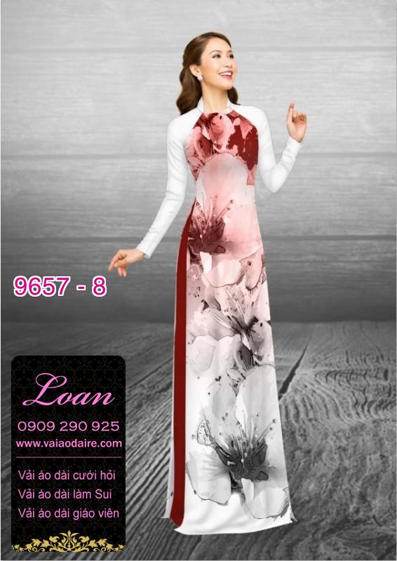 Vải áo dài hoa nhỏ Vải áo dài hoa nhỏ