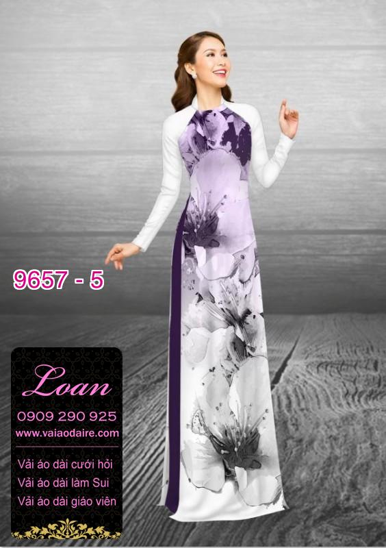 Vải áo dài hoa nhỏ Vải áo dài hoa nhỏ