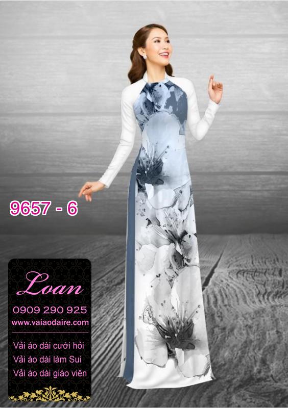 Vải áo dài hoa nhỏ Vải áo dài hoa nhỏ