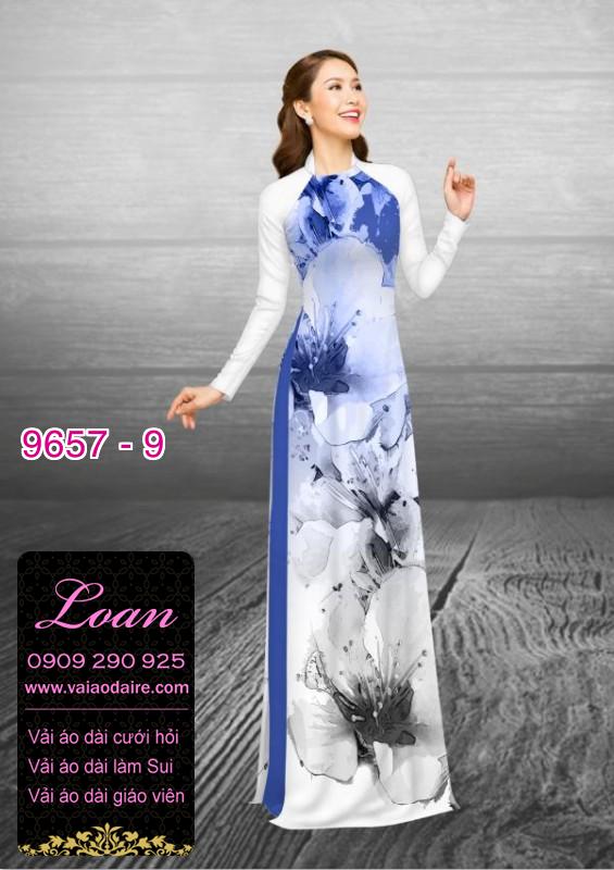 Vải áo dài hoa nhỏ Vải áo dài hoa nhỏ