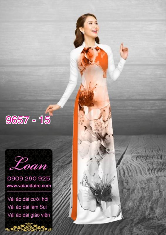 Vải áo dài hoa nhỏ Vải áo dài hoa nhỏ