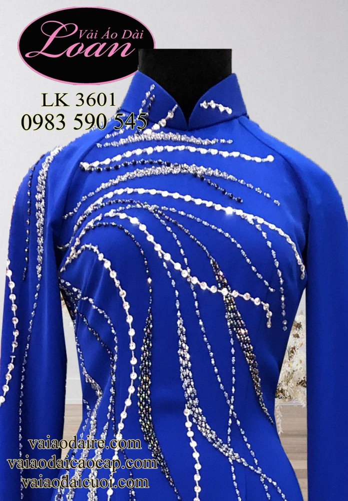 Vải áo dài kết sang trọng