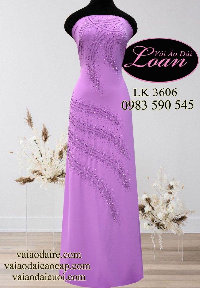 Vải áo dài kết sang trọng