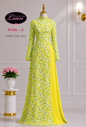 Vải áo dài hoa nhí