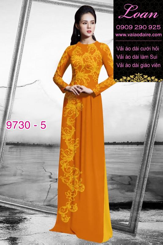 Vải áo dài hoa văn đẹp