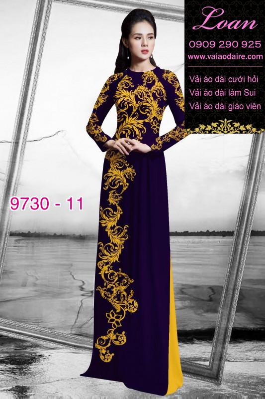 Vải áo dài hoa văn đẹp