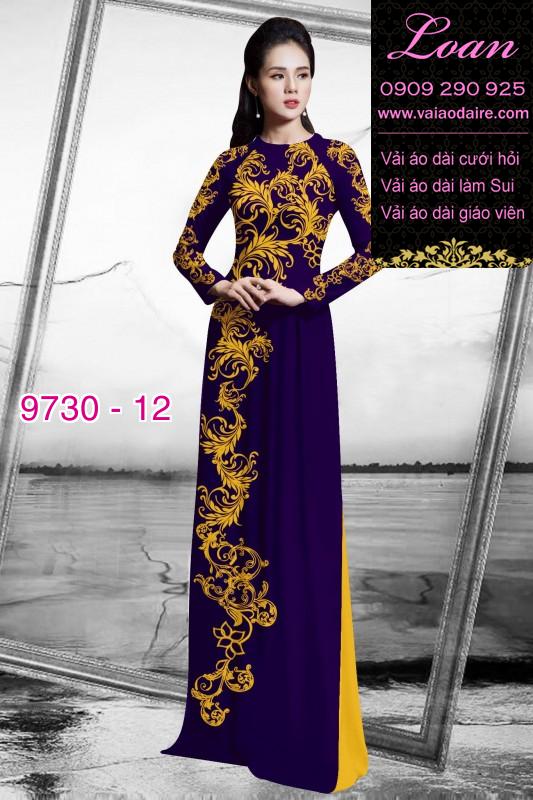 Vải áo dài hoa văn đẹp