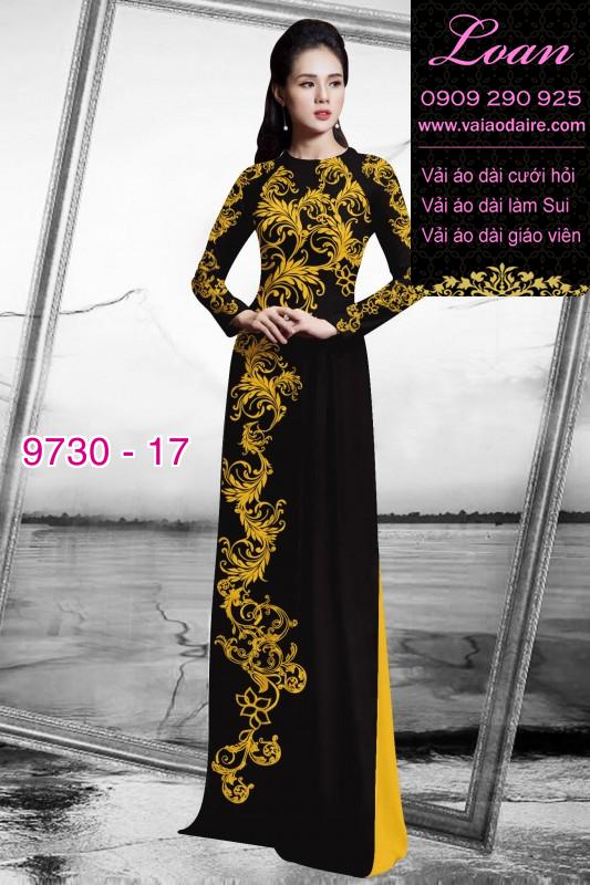 Vải áo dài hoa văn đẹp