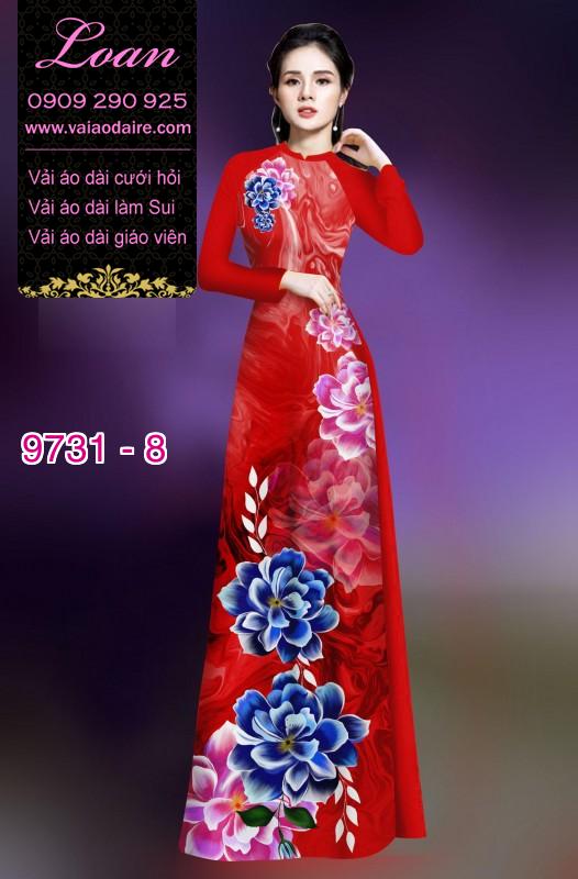 Vải áo dài hoa 3D Vải áo dài hoa 3D