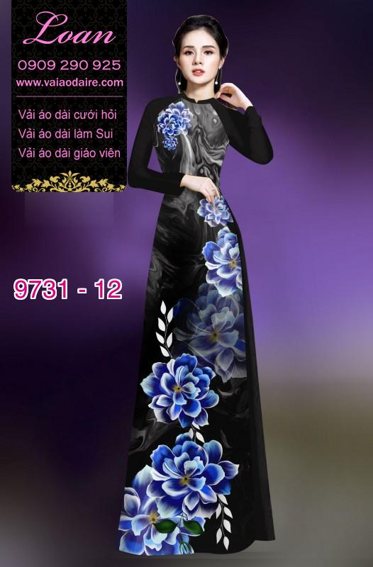 Vải áo dài hoa 3D Vải áo dài hoa 3D