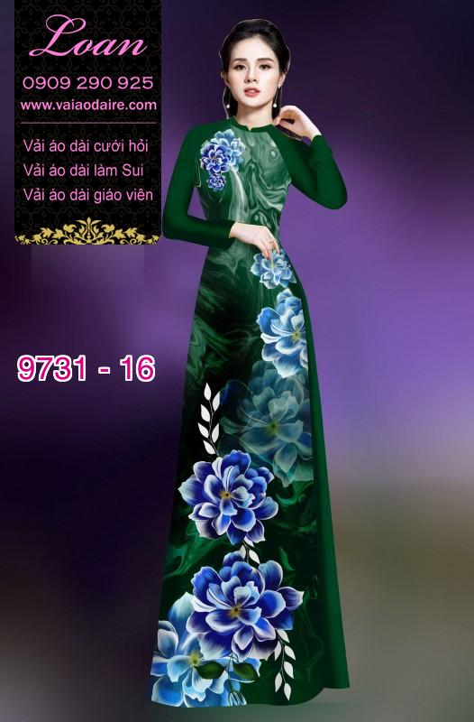 Vải áo dài hoa 3D Vải áo dài hoa 3D