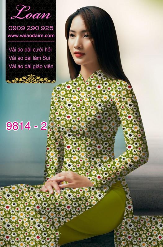 Vải áo dài hoa nhí