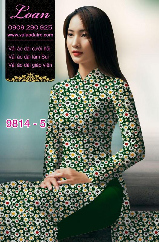 Vải áo dài hoa nhí