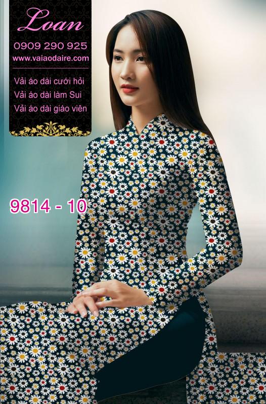 Vải áo dài hoa nhí