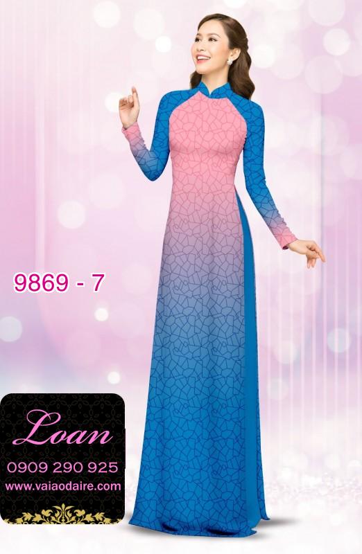 Vải áo dài hoa 3D Vải áo dài hoa 3D