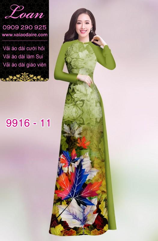 Vải áo dài hoa 3D