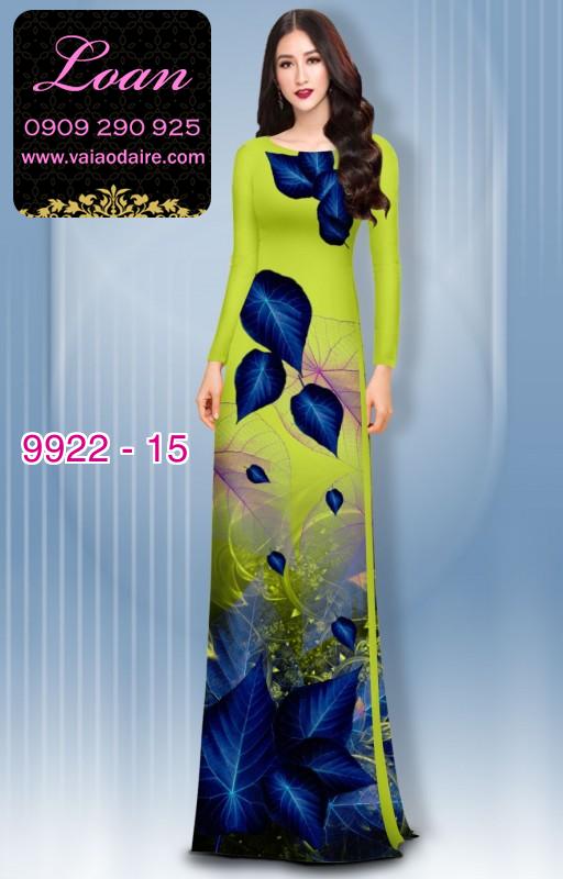 Vải áo dài hoa 3D