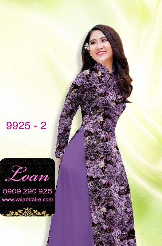 Vải áo dài hoa 3D