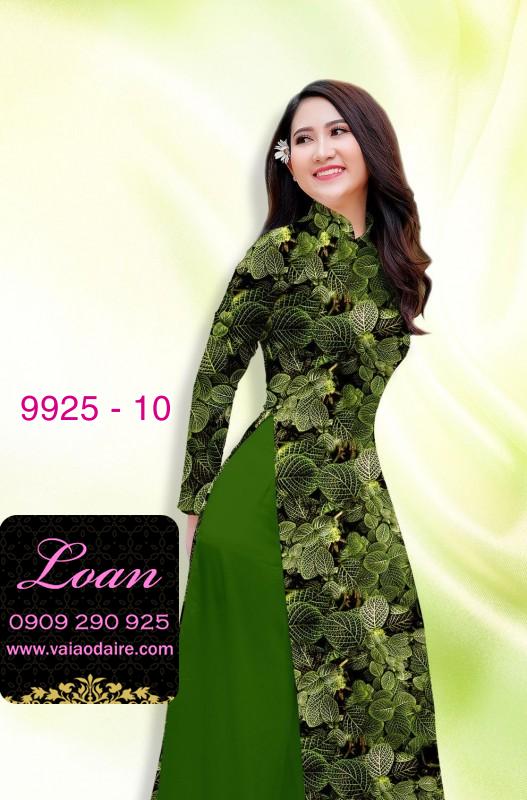 Vải áo dài hoa 3D