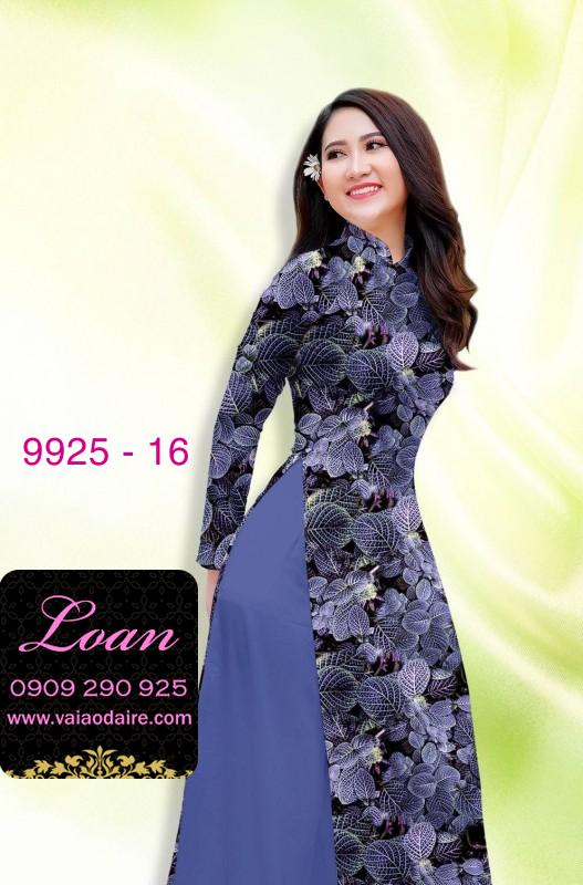 Vải áo dài hoa 3D