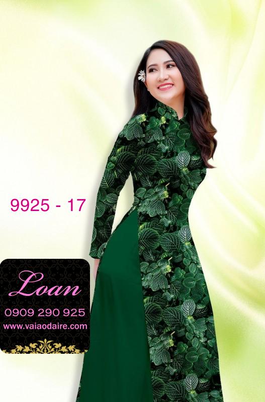 Vải áo dài hoa 3D