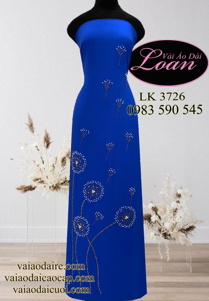 Vải áo dài kết Bồ Công Anh