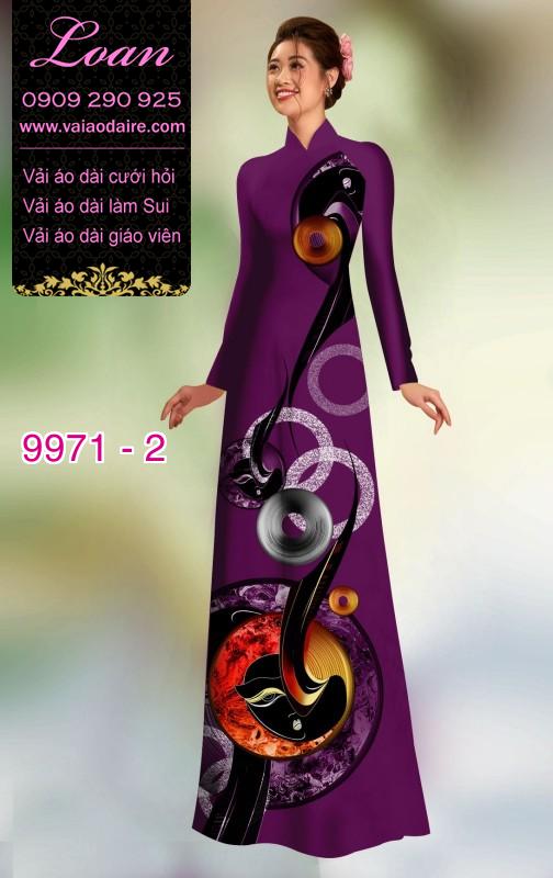 Vải áo dài hoa 3D Vải áo dài hoa 3D