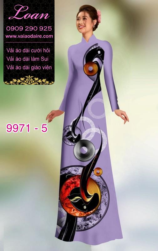 Vải áo dài hoa 3D Vải áo dài hoa 3D