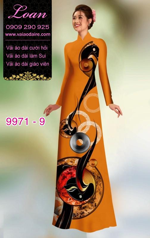 Vải áo dài hoa 3D Vải áo dài hoa 3D