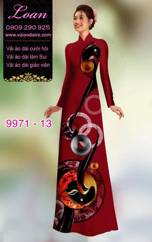 Vải áo dài hoa 3D Vải áo dài hoa 3D