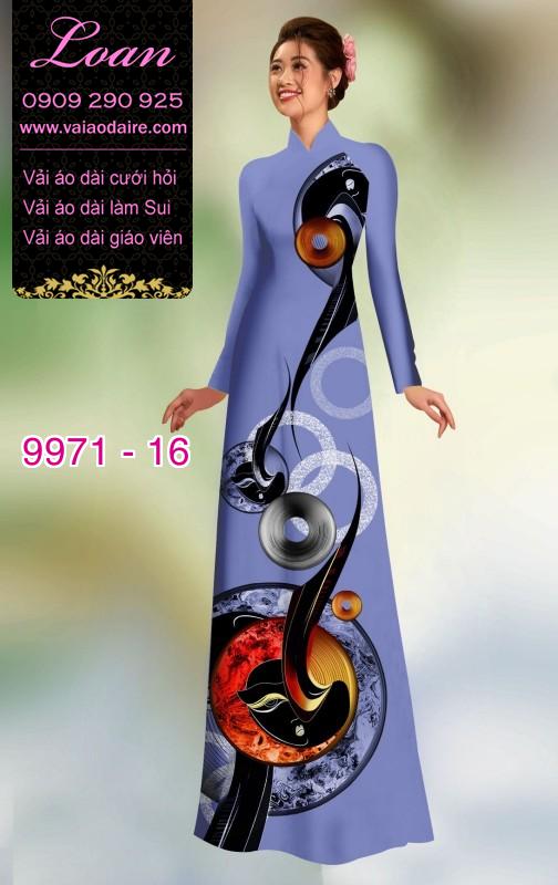 Vải áo dài hoa 3D Vải áo dài hoa 3D