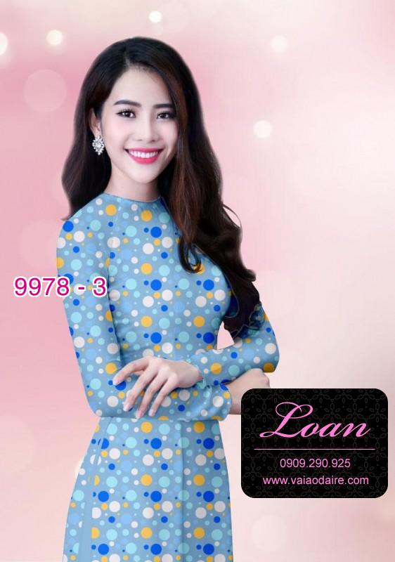 Vải áo dài chấm bi