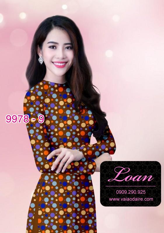 Vải áo dài chấm bi