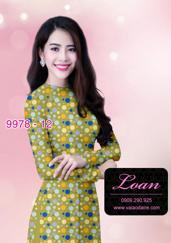 Vải áo dài chấm bi