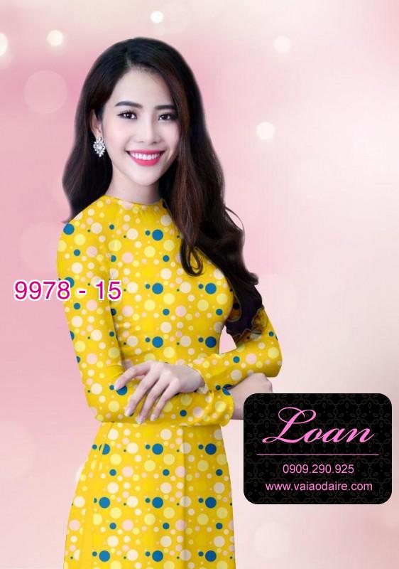Vải áo dài chấm bi