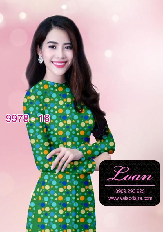 Vải áo dài chấm bi