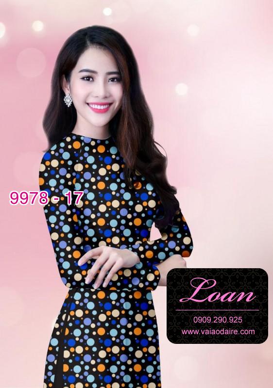 Vải áo dài chấm bi
